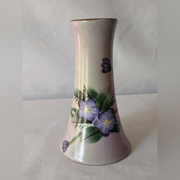 Antique Hand Painted Porcelain Gold Gilded Hat Pin Holder - PRISTINE - Picture 5 of 14